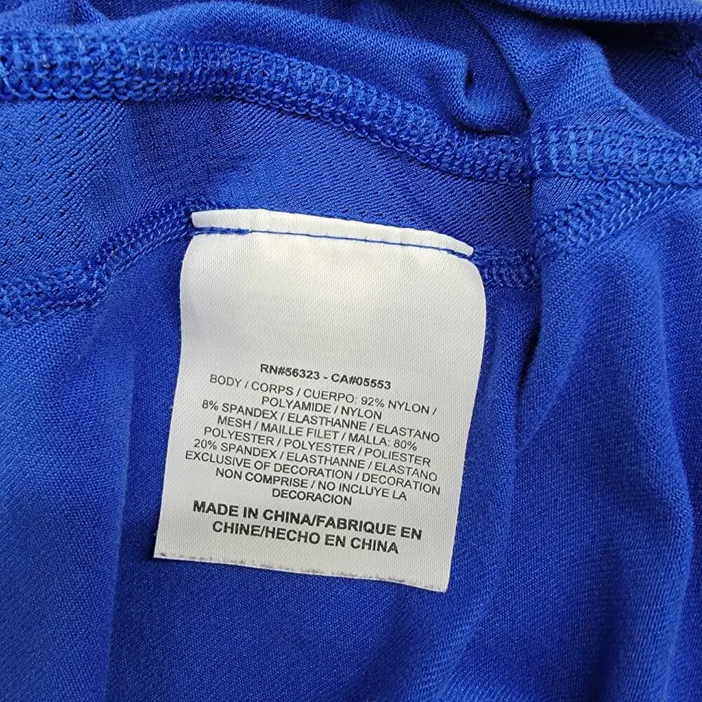 Nike Dri Fit Element Mens XL Blue Half Zip Running Pullover Jacket Shirt